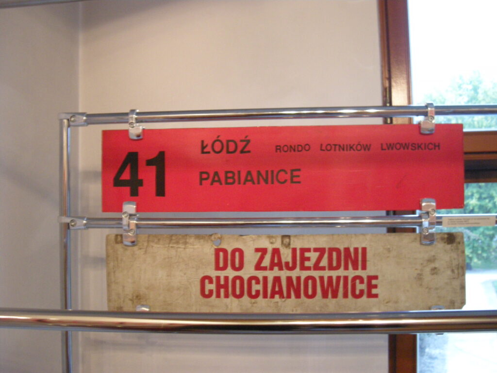 Dawne tablice liniowe linii 41