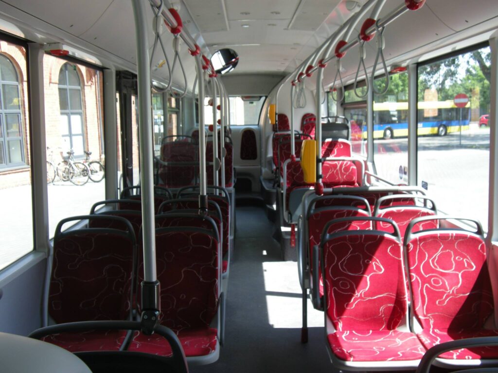 Wnętrze autobusu MAN Lion's City Hybrid
