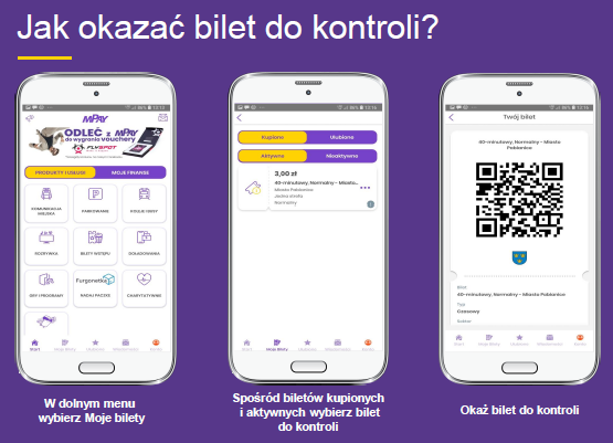 Instrukcja kontroli biletów w aplikacji mPay