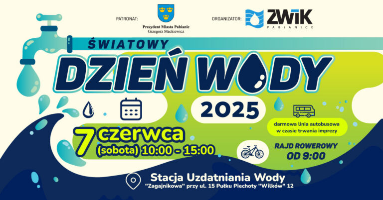 Dzień Wody - plakat promujący