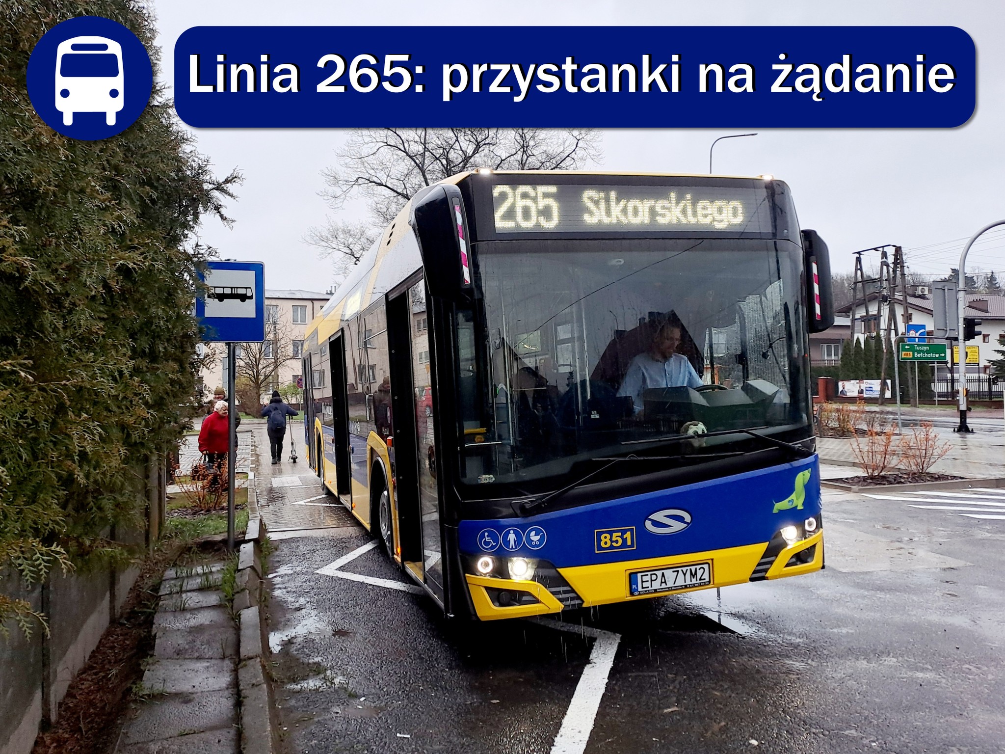 Linia 265: przystanki na żądanie