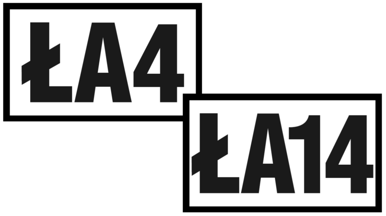 ŁA4 ŁĄ14 - infografika